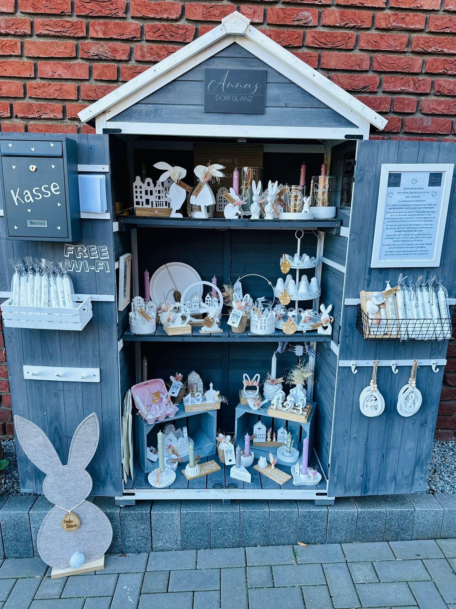 Handgemachtes Deko Häuschen von Annas Dorfglanz